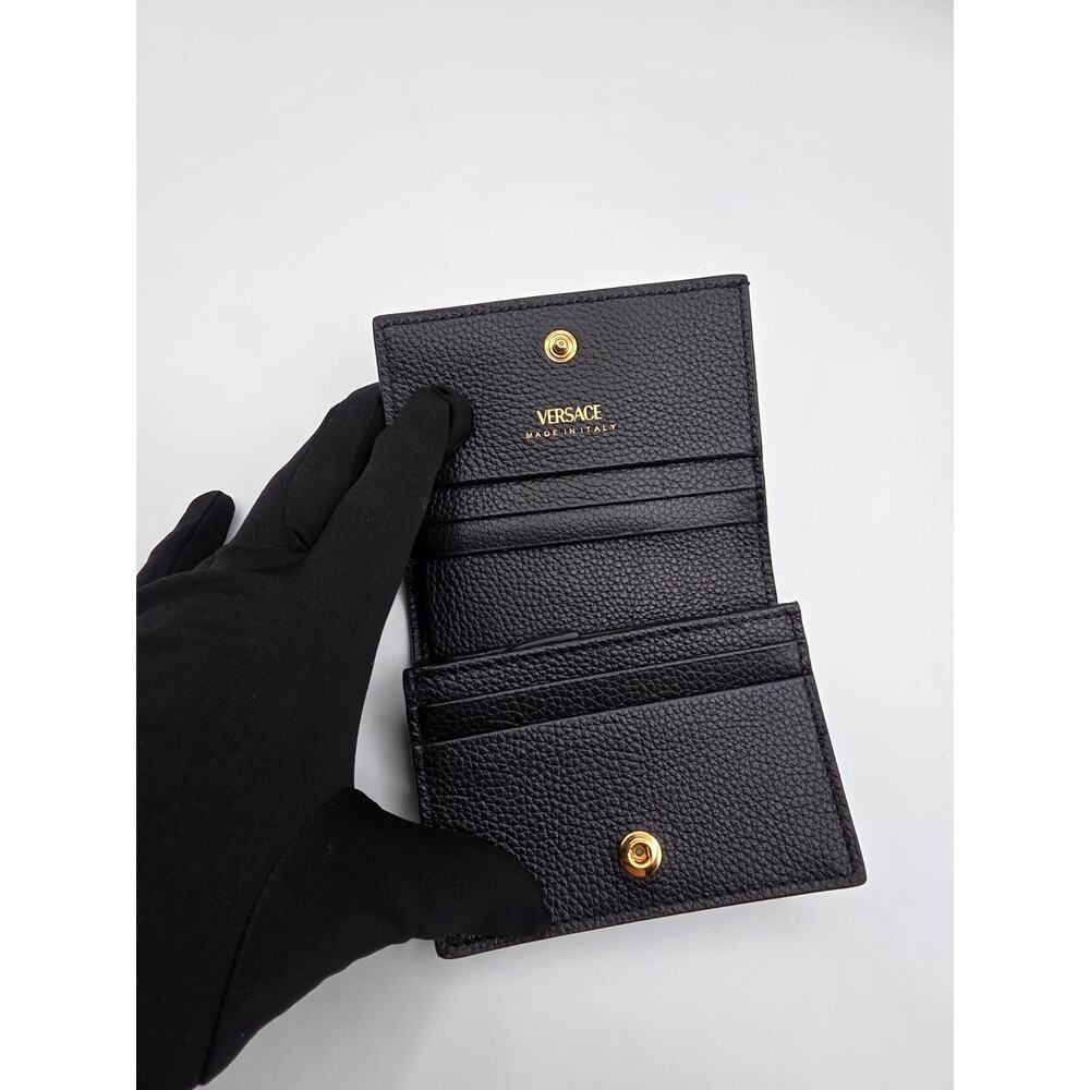 Authentic VERSACE Python Print Leather Wallet Medusa V Logo – Full Inclusion - Picture 10 of 15